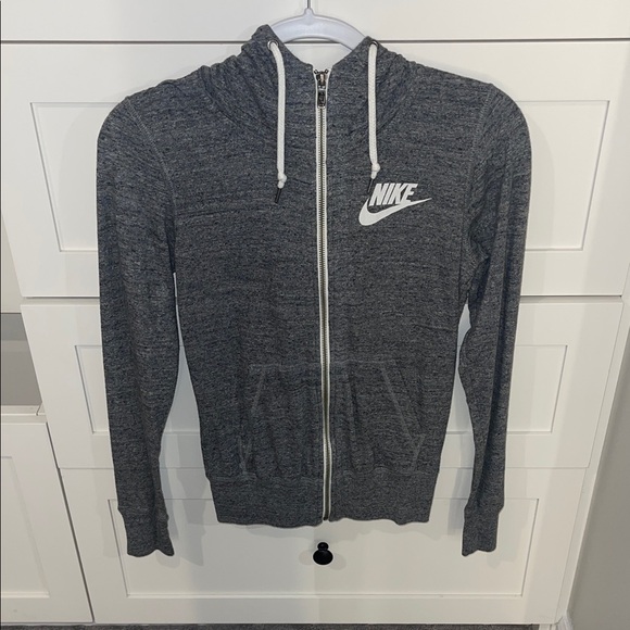 Nike Jackets & Blazers - Nike Charcoal Full-Zip Hoodie